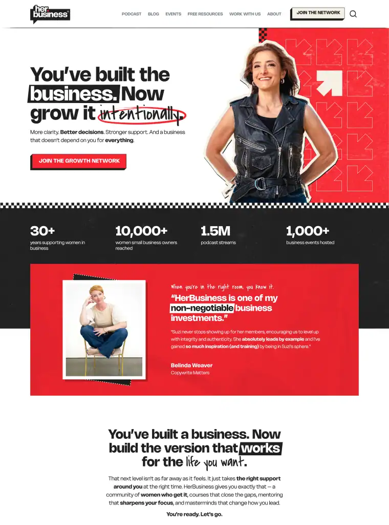 HerBusiness- our work